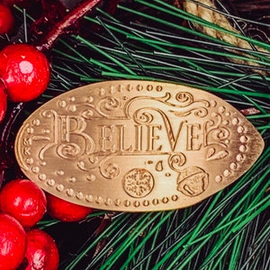 Believe Bell • Polar Express • Copper • Holiday Collection • Believe • Polar Express • Pressed Copper Penny
