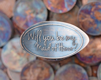 Maid of Honor Gift • Copper • Engagement Collection • Maid of Honor • Pressed Penny