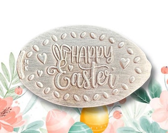 Happy Easter Bunny Party Favor • Copper • Holiday Collection • Party Favor • Pressed Copper Penny