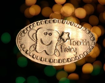 Unique Tooth Fairy Gift • Copper • Tooth Fairy Collection • Tooth Fairy • Pressed Penny