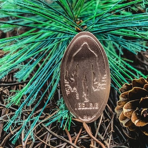 Bigfoot I Believe • Copper • Bigfoot Collection • Party Favor • Pressed Copper Penny