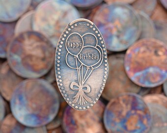 Birthday Party Favor • Copper • Celebration Collection • Party Favor • Pressed Copper Penny