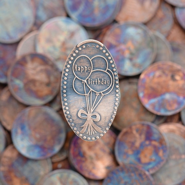 Birthday Party Favor • Copper • Celebration Collection • Party Favor • Pressed Copper Penny