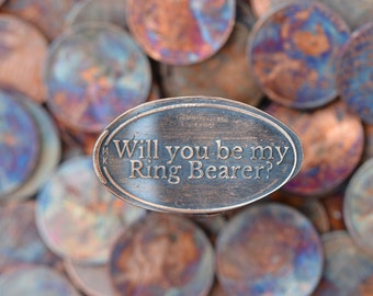 Ring Bearer Gift • Copper • Engagement Collection • Ring Bearer • Pressed Penny