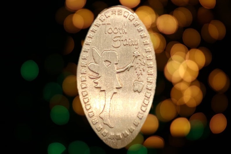 Tooth Fairy Gift \u2022 Copper \u2022 Tooth Fairy Collection \u2022 Tooth Fairy \u2022 Pressed Penny