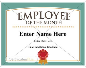 certificate of appreciation award business certificate etsy