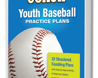 Baseball Practice Plans, gift for him, youth baseball coach, little league baseball, baseball mom, team parent, youth sports, gifts for dad