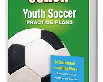 Soccer Practice Plans, youth soccer coach, coaching book for futbol, youth sport, soccer mom, team parent, soccer guide, training, drills