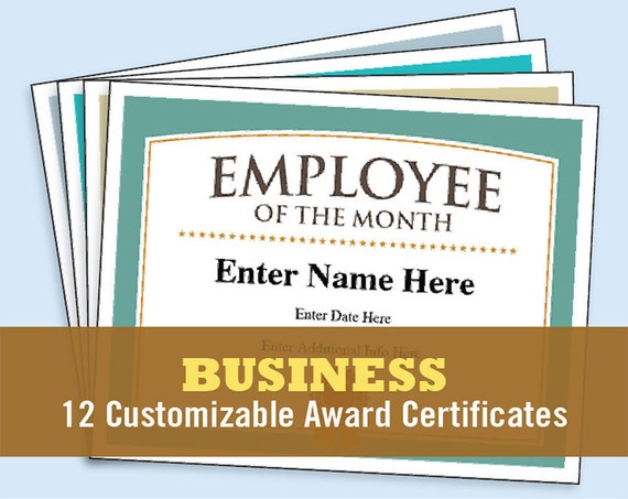 business certificates award certificate templates employee recognition gifts for boss business certificate award company party business certificate templates