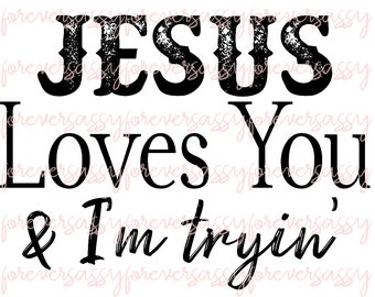 Jesus Loves You Etsy
