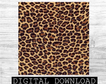 Leopard Pattern, Digital Paper, 12 x 12 wallpaper, 300dpi, Instant Download