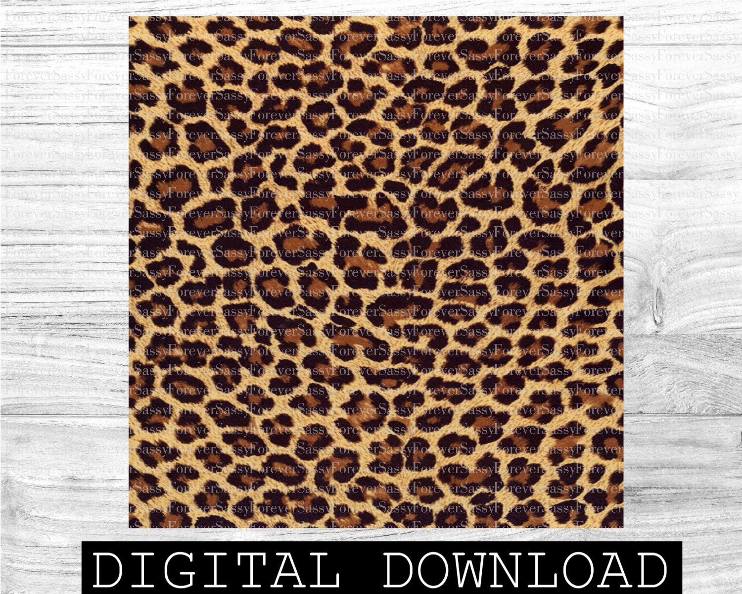 Leopard Pattern Digital Paper 12 X 12 Wallpaper 300dpi 