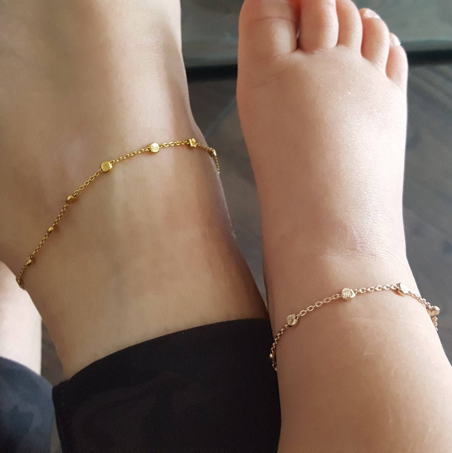 You & Me Gold Bracelet – Mother & Metal