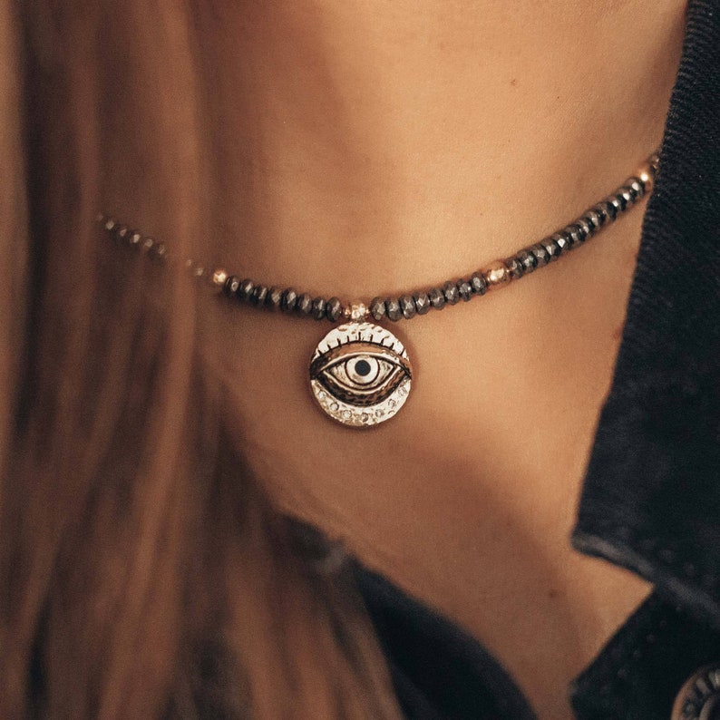 evil eye choker