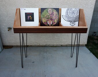 Vinyl Record Storage Stand and Display | Holds 200 LP's | Kallax Alternative