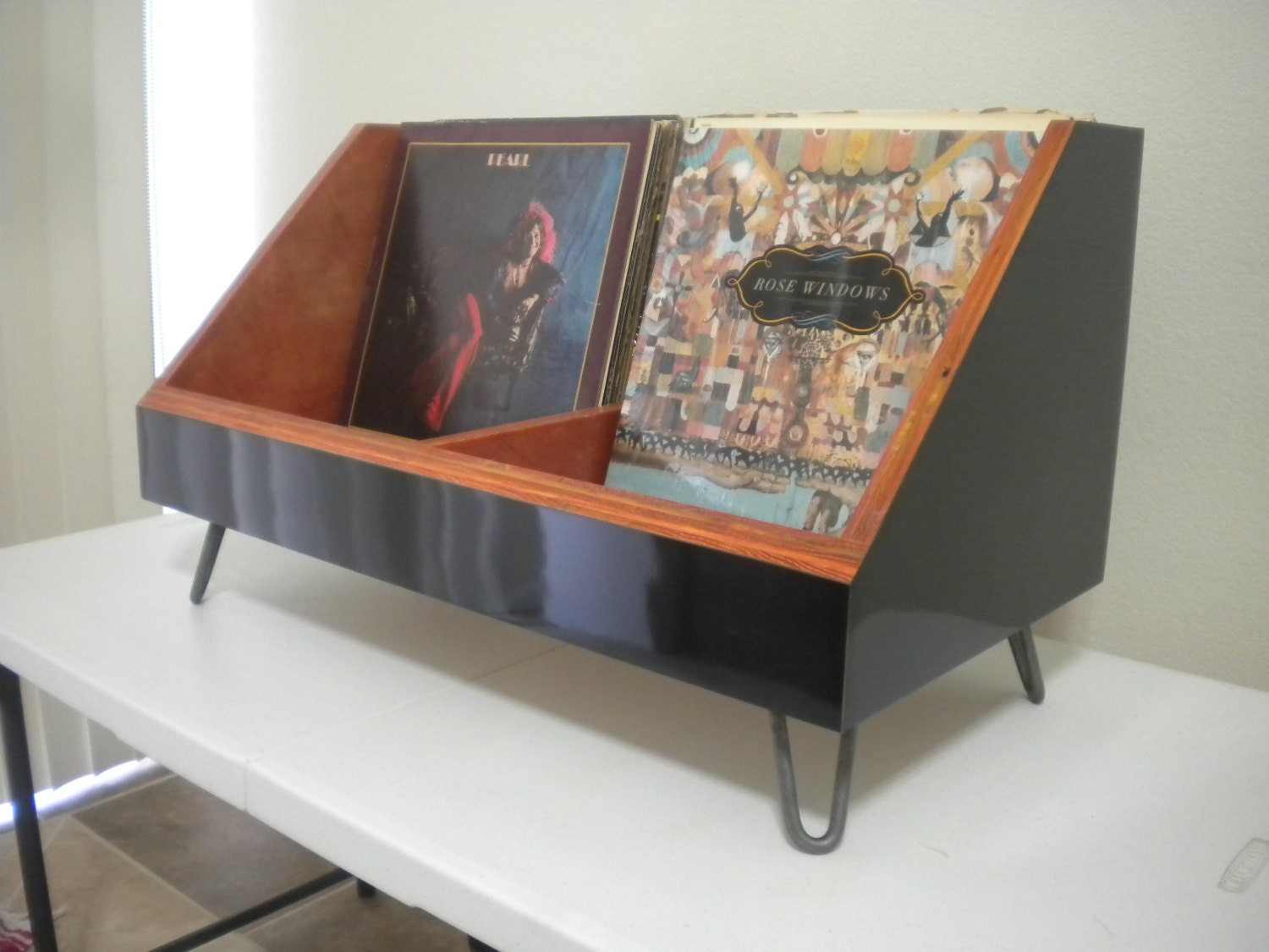 Vinyl Record Storage Stand and Display Holds 130 Lp's Etsy UK