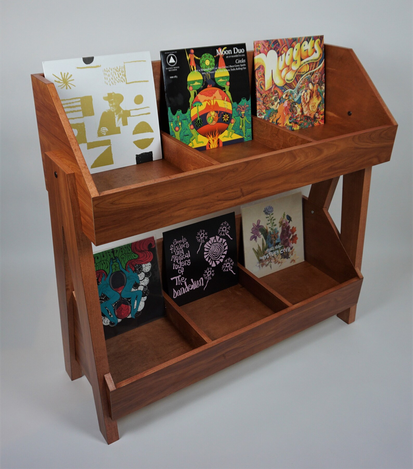 Vinyl Record Storage Stand and Display Holds 400 Lp's | Etsy Singapore