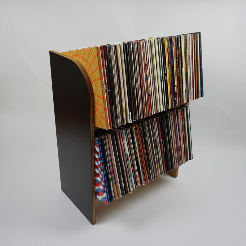 Vinyl Record Storage Bookshelf Holds 300 LP's Kallax Etsy