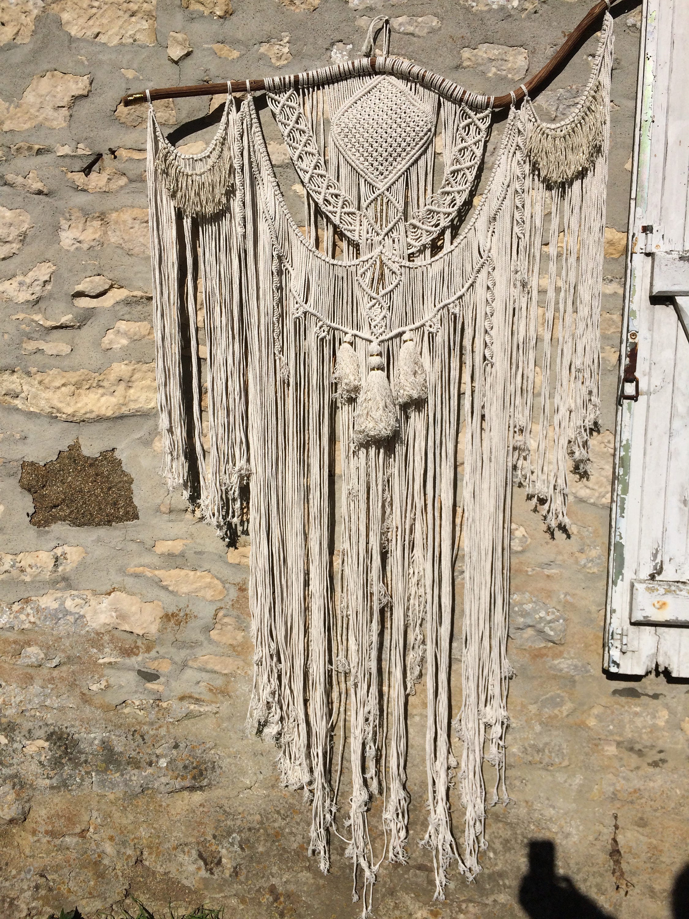 Big Macramé - Wall Hanging Modern Macramé Wedding Decor Boho