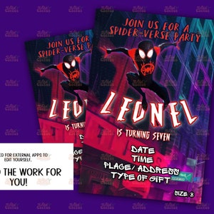 Miles Morales, Into the spider vers-uitnodiging