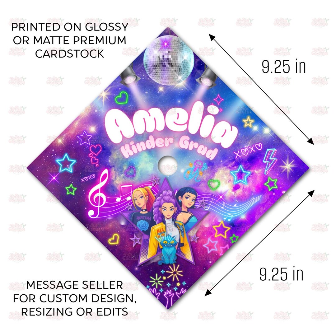 Kpop Graduation Cap Topper - Etsy