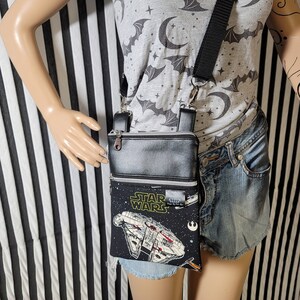 Handmade Star Battle Ship Crossbody Hip Bag! Wear 3 Ways!