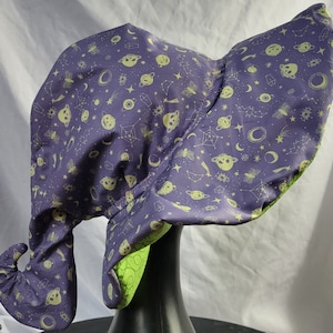 Purple Magic Floppy Witch Hat