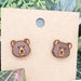 see more listings in the Wood Earring Studs section