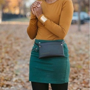 Schwarze Fanny Pack/Bauchtasche