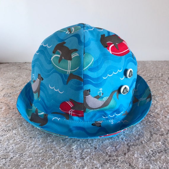 baby shark sun hat
