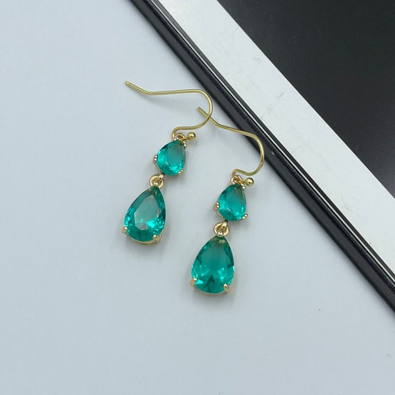 Aqua green deals earrings