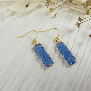 Baby Blue Crystal Earrings, Periwinkle Drop Earrings, baby Blue Dangle Earrings, Blue Wedding Jewelry, Blue Statement Earrings, Easter |1