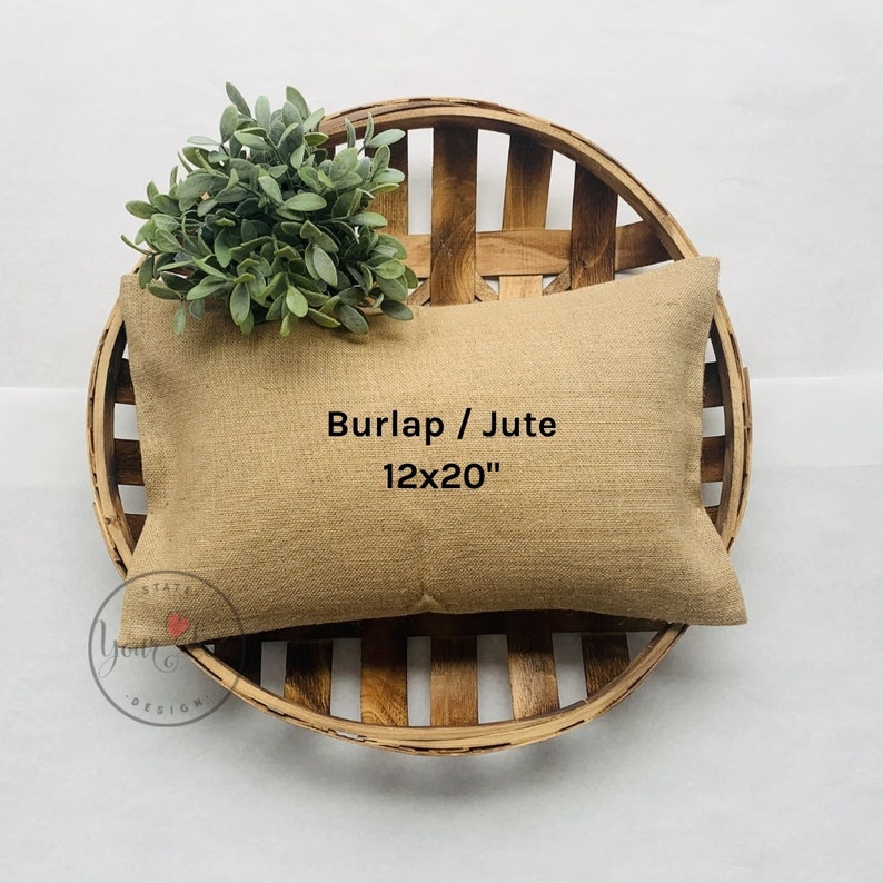 12x20 Pillow Cover Blanks 10oz WHITE or NATURAL Wholesale Etsy