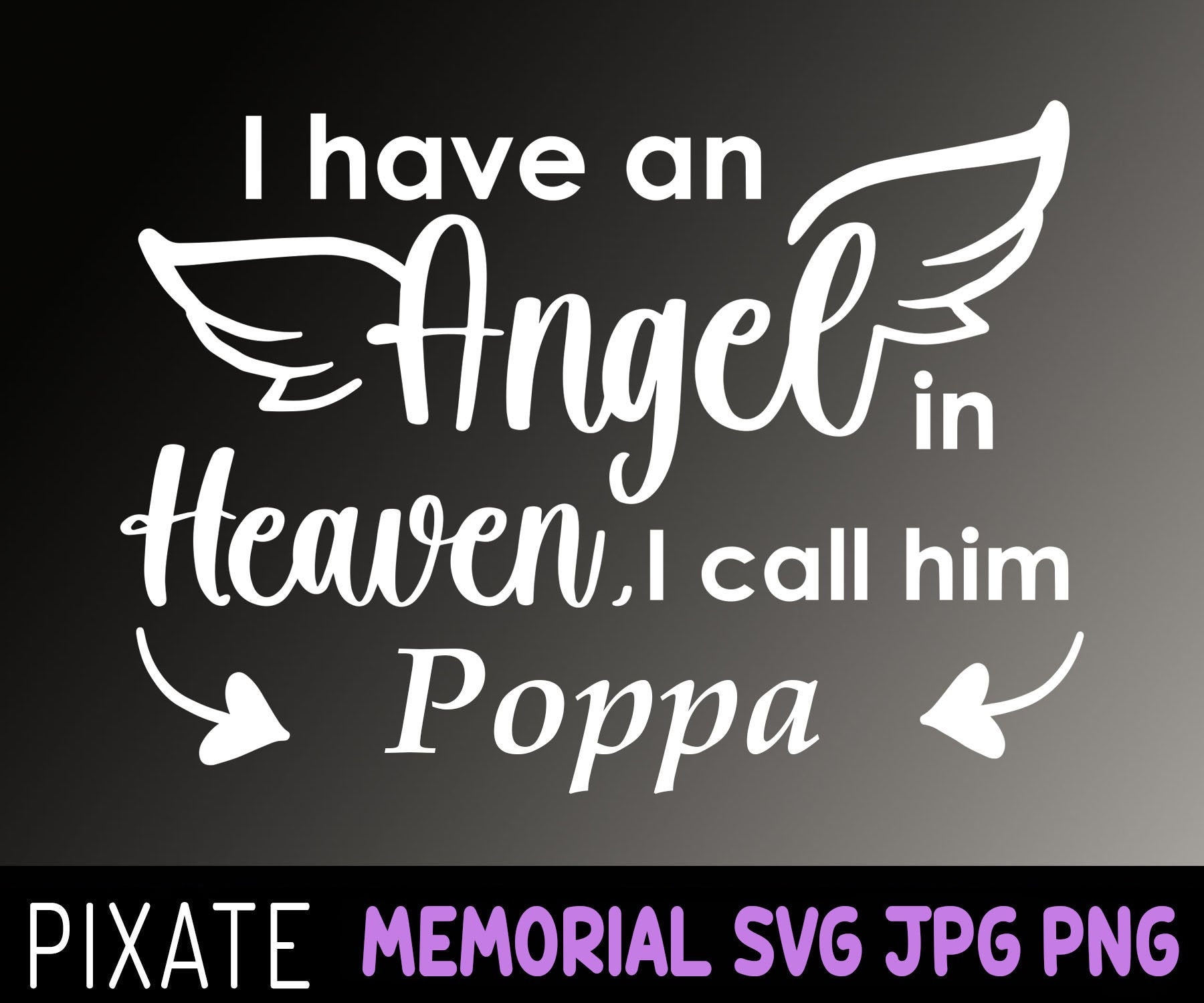 My Son The Angel In Heaven Svg
