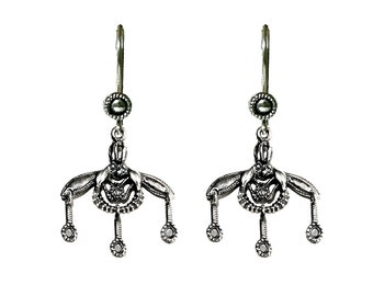 Smeraldo Creato IN Laboratorio Gemma Fatto a Mano 925 Argento Sterling