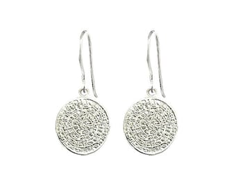 Greek Phaistos Disc Earrings, Phaistos Disc, Phaistos Disk, Greek Earrings, Greek Jewelry, Phaistos Disc Earrings, Ancient Greece