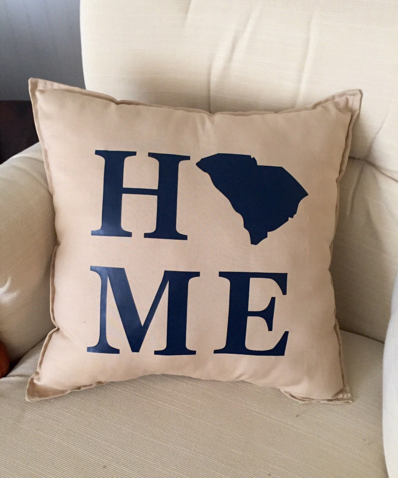 South Carolina Pillow Home State Pillow State Pride Throw Etsy
