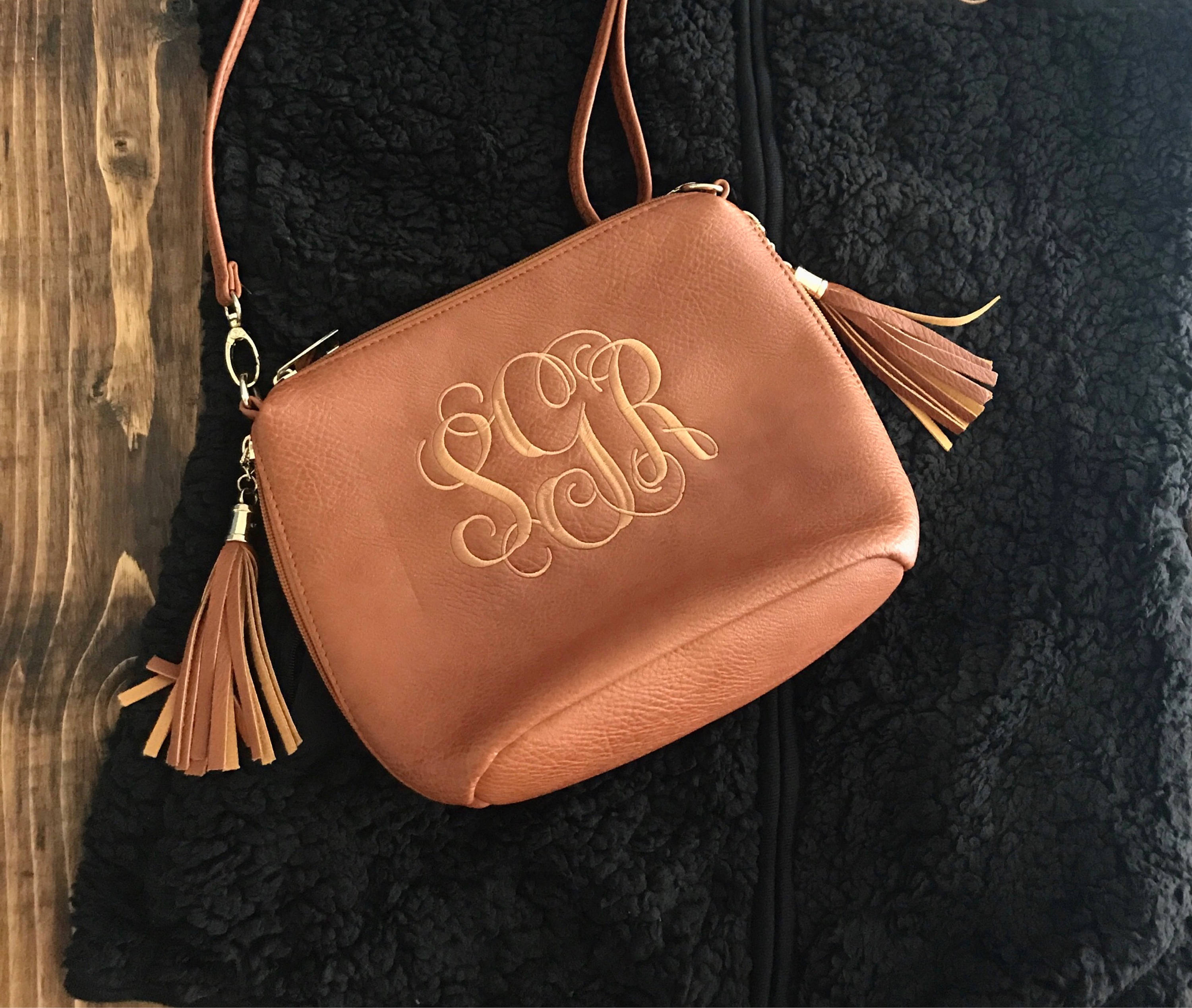 Monogram Purse Crossbody Purse Monogram Cross Body Etsy