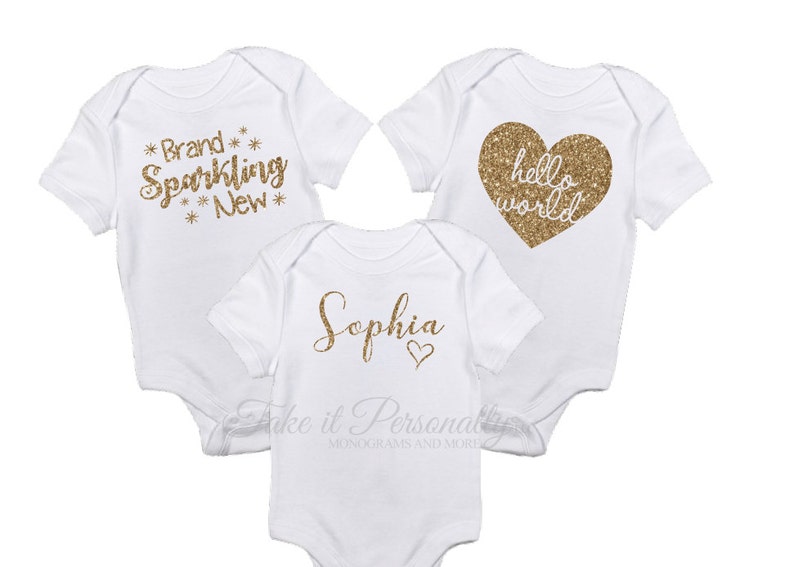 brand sparkling new baby girl outfit