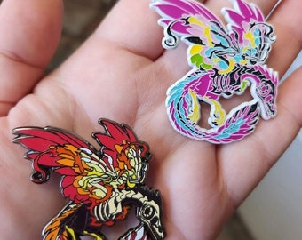 ARCHY the Undead ARCHAEOPTERYX - Fursona Pins