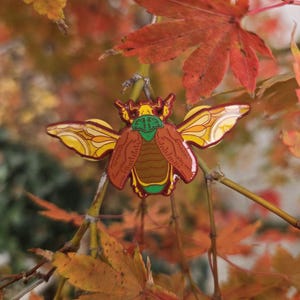 Positionsleuchten Insekt Anstecknadeln - Skarabäus Anstecknadel Emaille Anstecknadel Kompass Navigation