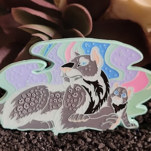 Smilodon Pin - Saber Tooth Tiger Enamel Pin Disappear Dinosaur ice Age Toothed Gift for Pin Collectors