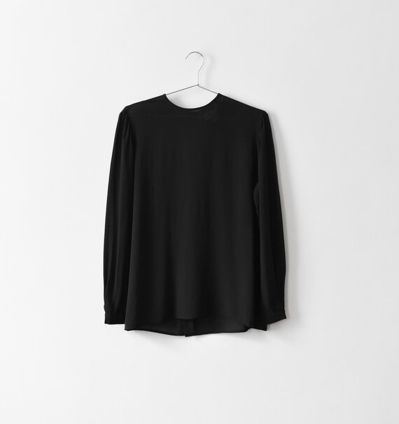 vintage Giorgio Armani silk chiffon button back to