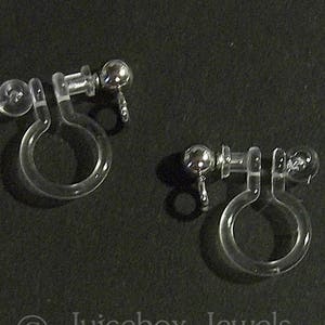 3/6/12 Pairs DIY Invisible Clip On Earring Finding, Stainless Steel 3 mm Ball/loop, Non-Pierced,Hypo-allergenic, Craft Item, Finding  Y176