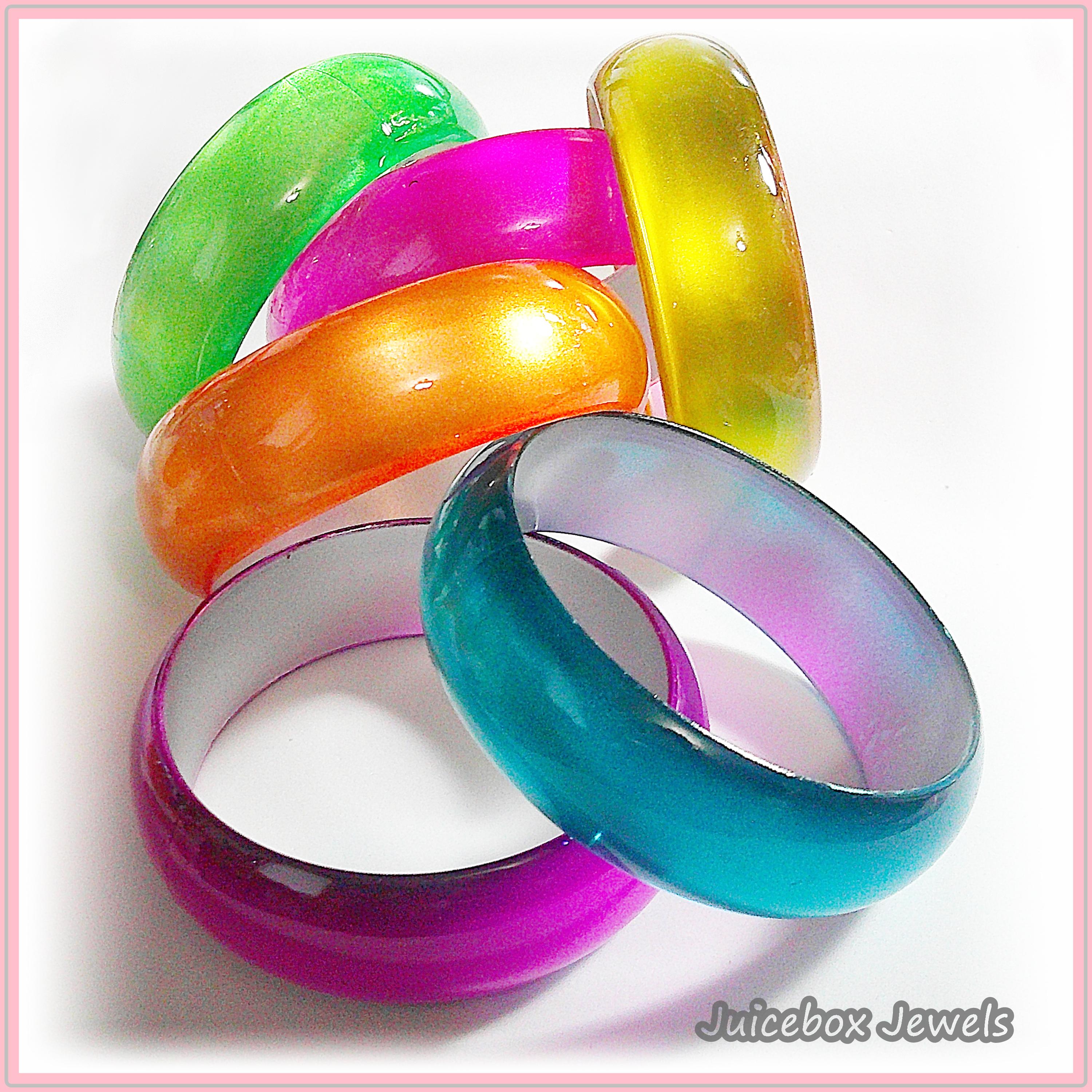 Vintage 1980s Neon Bracelet - Etsy