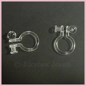 3/6/12 Pairs Invisible Clip On Earring Finding for Post, Non-Pierced,Hypo-allergenic, Craft Item, DIY Finding  Y185