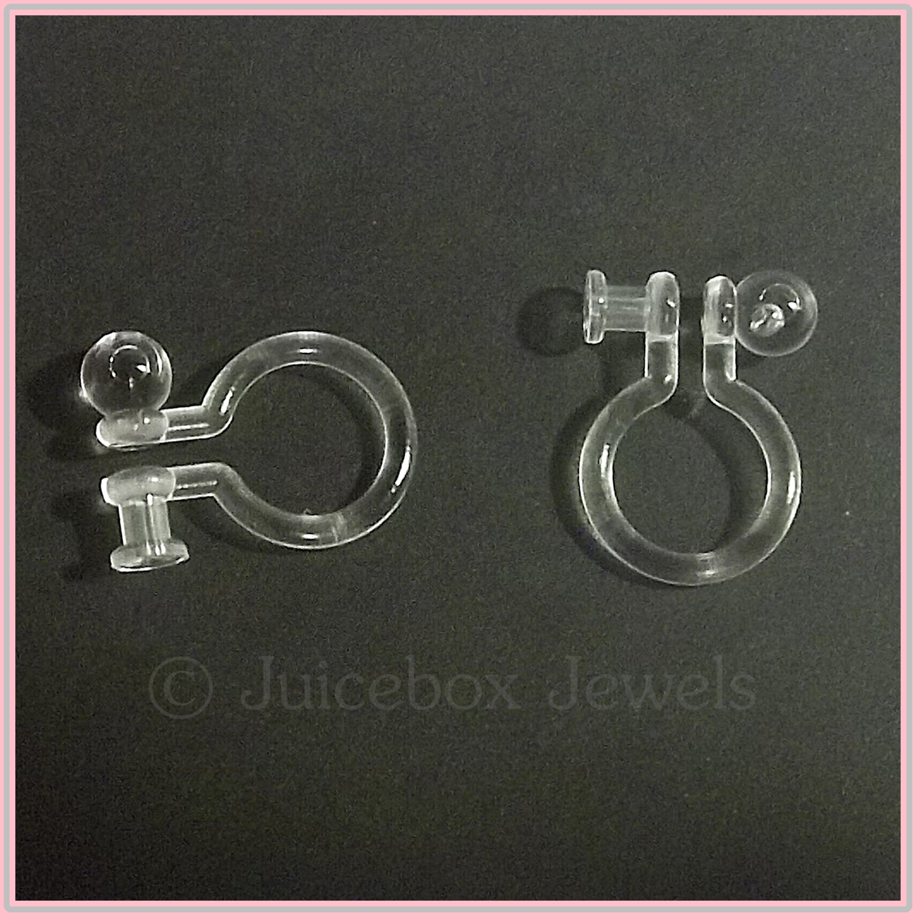 Earring Backs Invisible Clip On Earrings Converter 20X Invisible
