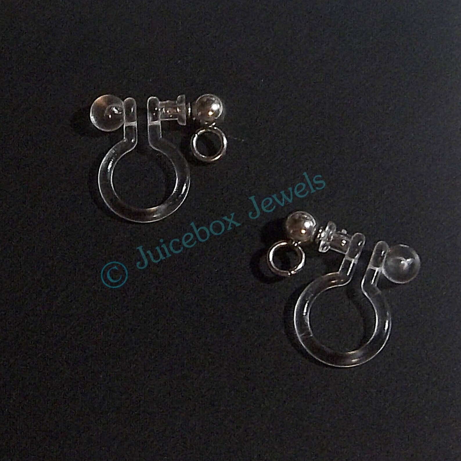 3/6/12 Pairs DIY Invisible Clip on Earring Finding Stainless Etsy