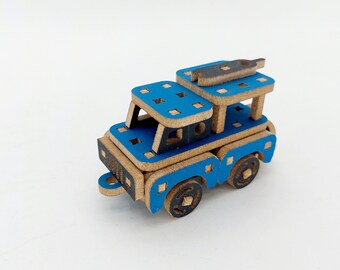 mini car Van, Wooden Toys for Children, Vehicle Car model, Gifts for Kids, Gifts for Boys, constructor toys, Vehicle Car model, set toys