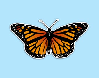 Monarch Butterfly Sticker